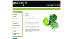 Desktop Screenshot of greeneink.co.uk
